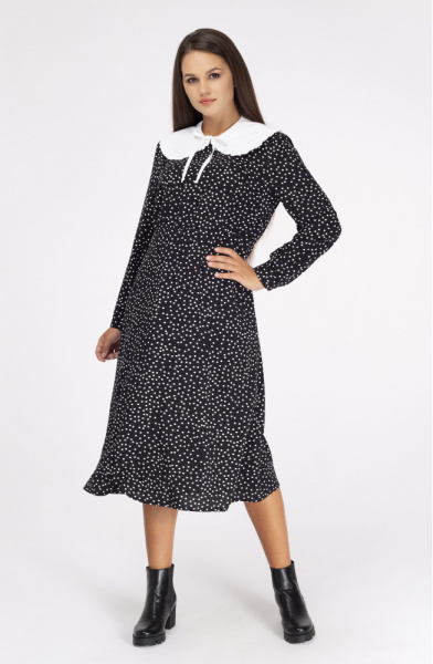 Платье Незнакомка 00.9388.2615 штапель "горох"