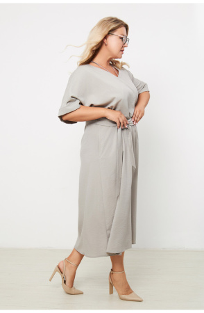 Платье женское Незнакомка 00.9408.2853 ткань костюмная ((44) 164-88-96, серо-бежевый)