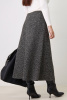 Юбка Незнакомка 04.8431.556.09 трикотаж меланж ((44) 164-88-96, темно-серый)