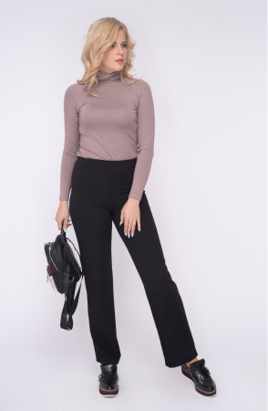 Брюки Незнакомка 05.8304.1944 трикотаж рубчик ((44) 170-88-96, черный)