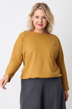 Блузка Незнакомка 03.4142.2032 вискоза фырча ((44) 164-88-96, горчичный)